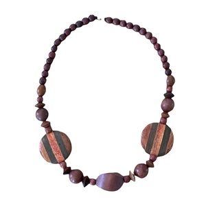 Wooden beaded Necklace